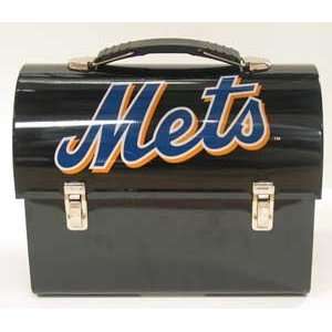    New York Mets Domed Metal Lunch Box *SALE*: Sports & Outdoors
