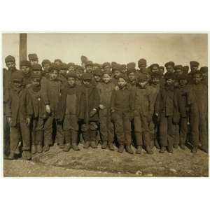  Photo Group of boys working in #9 Breaker Pennsylvania 