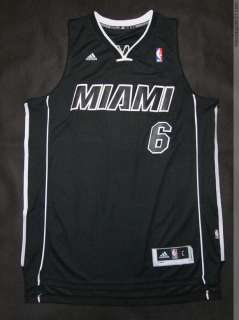 Miami Heat LeBron James 2011 2012 Swingman Black Jersey  