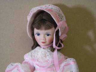 OLD COTTAGE TOYS 1960s VICTORIAN DOLL + PARTY DRESS NEW  