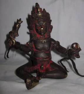 Tibet Tibetan Bronze Vajrasattva Yab Yum Buddha Statue  