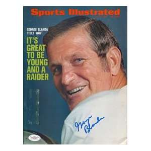  George Blanda Autographed July 19, 1971 Sports Illustrated 