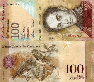 Venezuela 2/5/10/20/50/100 Bs 2007 2011 FULL SET UNC 6p  