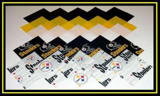 50 4 PITTSBURGH STEELERS Cotton Fabric Squares Kit !  
