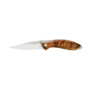  Kershaw Splinter folding Knife Stainless Plain Clip Point 