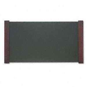    Advantus Desk Pad with Wood End Panels CVR02043: Office Products