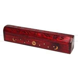  Celestial Wood Incense Box Burner Red 12L (2 pieces 