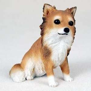  Chihuahua Long Hair Dog Figurine 