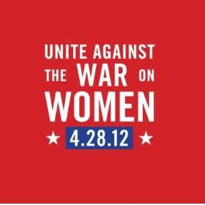  United Against The War On Women Heart Sticker: Everything 