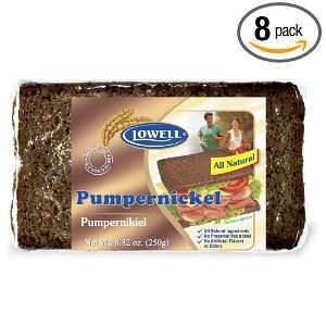 Lowell Foods Pumpernickel, 8.82 Ounce (Pack of 8)  Grocery 