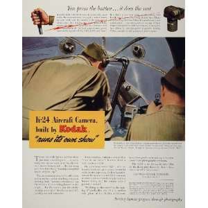   Aircraft Camera Bombardier Gunner   Original Print Ad