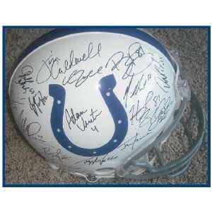 Indianapolis Colts Team Signed Riddell Helmet