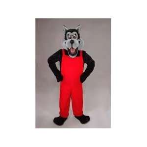  Mask U.S. Big Bad Wolf Mascot Costume: Toys & Games