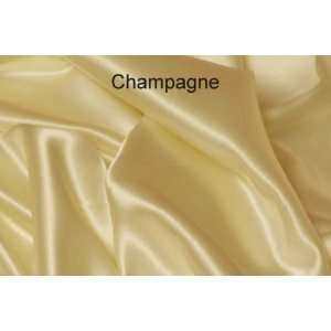 SKU7570, SHEET SET of Acetate Bridal Satin, Champagne, Full, 8 In 