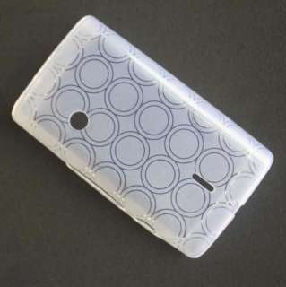 Clear Soft Gel Case Cover Skin For Sony Ericsson Xperia X8  