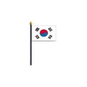  South Korea   4 x 6 World Stick Flag Patio, Lawn 