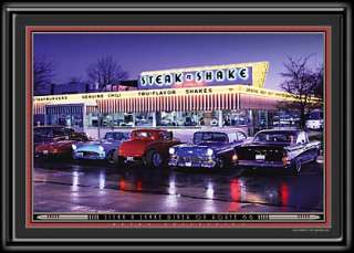 STEAKN SHAKE 12x18 Electric Art LED Picture in 3 sizes  