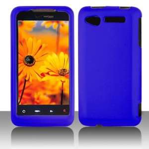  HTC G2 Merge (Verizon) Rubberized Dr. Blue Case Cover 