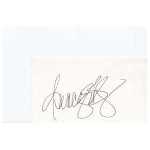  TRACEY BREGMAN Signed Index Card In Person
