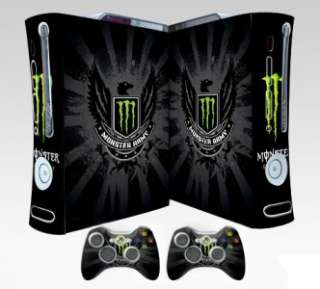 Monster STICKER XBOX 360 CONTROLLERS CASE COVE  