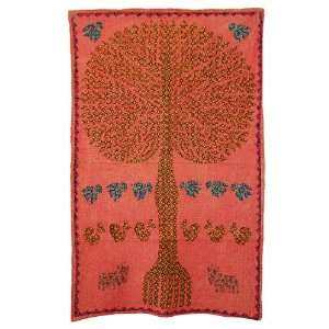  Desirable Tree of Life Cotton Wall Hanging Tapestry with 