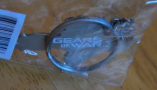 New! Sealed! PROMO Rare ONE SHOT Key Chain RING Gears Of War 3 1 2 
