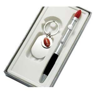   With Matching Football Ball Point Pen In Gift Box: Office Products