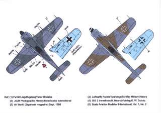 Lifelike Decals 1/32 FOCKE WULF Fw 190 Fighter Part 1  