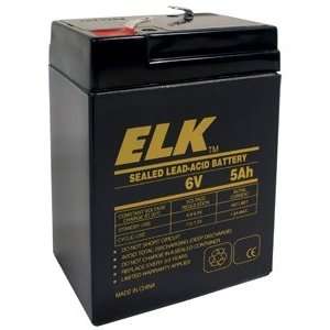    ELK ELK 0650 Sealed Lead Acid Battery 6V 5AH: Camera & Photo