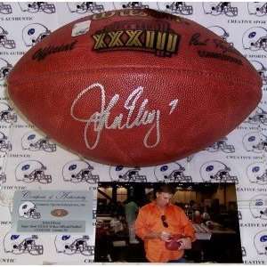   Signed Super Bowl XXXIII Official NFL Football: Sports & Outdoors