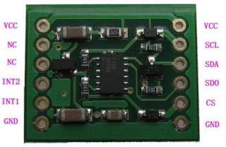 Axis MMA7455 Digital Accelerometer Module    Arduino Compatible 