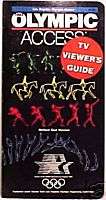 1984 LOS ANGELES OLYMPIC GAMES TV VIEWER GUIDE Sports Rules Equipment 