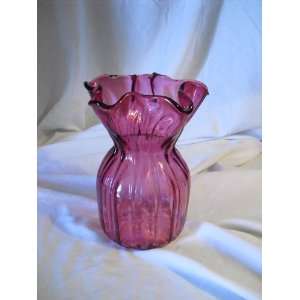  Rose Crystal Vase By Tyrone