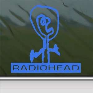  RADIOHEAD Blue Decal PABLO HONEY ROCK ALBUM Car Blue 