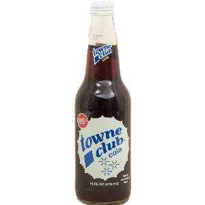 towne club cola soda, 16 fl. oz., glass bottle:  Grocery 