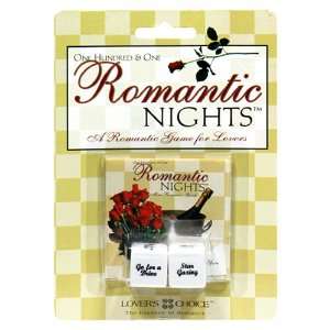  101 Romantic Nights Love Dice Game by Lovers Choice: Toys 