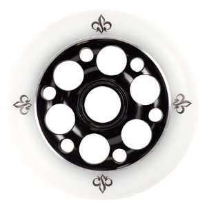  YAK Fleur Metal Core Wheel Black 100mm 