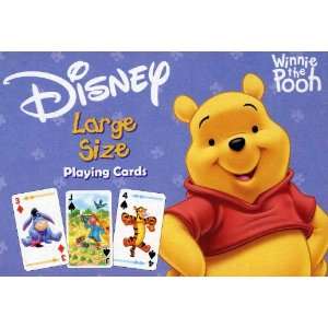 Disney Winnie the Pooh Large Size Playing Cards, Deck of 54:  