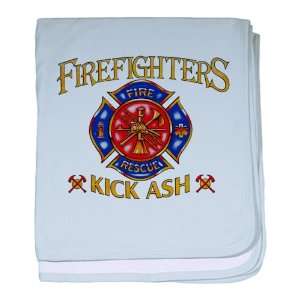   Blanket Sky Blue Firefighters Kick Ash   Fire Fighter 