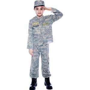  Us Army Officer Child Costume (size Medium) Toys & Games