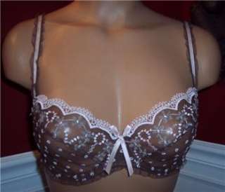 Chantelle Caprice Bra 3121 See Through Floral Lace New  