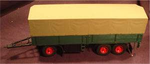 Wespe 1:32 ready built 3 Axle Covered Trailer Romania  