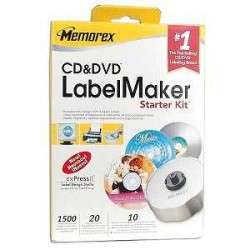 Memorex CD & DVD LabelMaker Starter Kit with Label Design Studio 