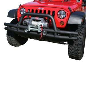   Bumper With Winch Cutout For 2007 10 Jeep Wrangler JK : Automotive
