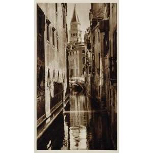  1925 Art Canal Campanile Kurt Hielscher Canale Kanal 