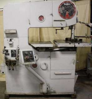 36 DOALL NO. 3612 3 CONTOUR MATIC VERTICAL BAND SAW  