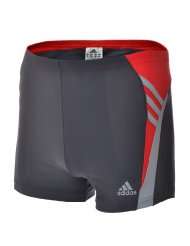 adidas mens swimming boxer trunks charcoal red o05832
