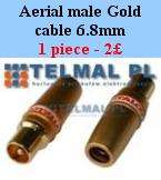 2xCoupleur Coaxiale femelle Coaxiale femelle Adaptateur  