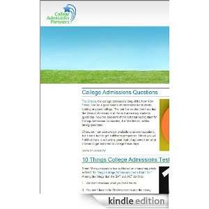   College Admissions Partners Kindle Store College Admissions Partners