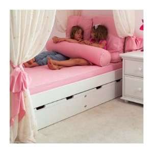   Kids Victoria 1 Full Princess Poster Canopy Bed: Furniture & Decor
